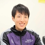 招待選手として参加する山陽特殊製鋼陸上競技部の藤原直樹さん＝姫路市飾磨区中島