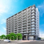 マンションの完成予想図（近鉄不動産提供）