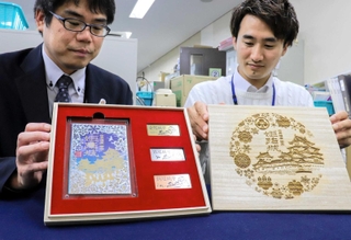 姫路市が導入した「姫路城主ポイント」の返礼品＝姫路市役所