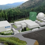 バイオガス発電所の完成イメージ図（アステック提供）