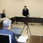 来年度の教育予算編成について話し合った総合教育会議＝姫路市役所
