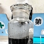東部析水苑に流入した重油とみられる液体（姫路市提供）
