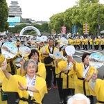 まつり２日目の最後を締めくくった総踊り＝姫路市本町（撮影・辰巳直之）