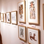 「十二国記」の世界を満喫できる挿絵展＝姫路文学館