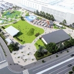 飾磨中央公園を27年春新装　カフェレストラン、ショップ、芝生広場も　「イオンリテール」が整備　