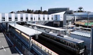 １４日開業のＪＲ手柄山平和公園駅＝姫路市西延末（撮影・鈴木雅之）