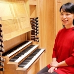 公演への意欲を語る長田真実さん＝パルナソスホール