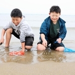 潮干狩りシーズン到来!　姫路・的形海水浴場で解禁、6月末まで　安全願い「浜開き神事」