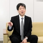 教育次長兼学校教育部長の角倉要さん＝姫路市役所北別館