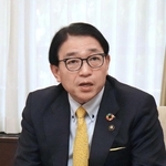 姫路市の施策や課題について語る清元秀泰市長＝姫路市役所