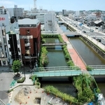 ２０１７年に発掘調査した時の現場駐車場＝姫路市魚町（提供・姫路市教育委員会文化財課）