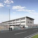 ２０２８年４月の開校を目指す（仮称）荒川南小学校のイメージ図（姫路市提供）
