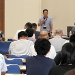 姫路市教育委員会などが開いた「姫カツ」指導者向けの研修会＝８月８日、姫路市役所