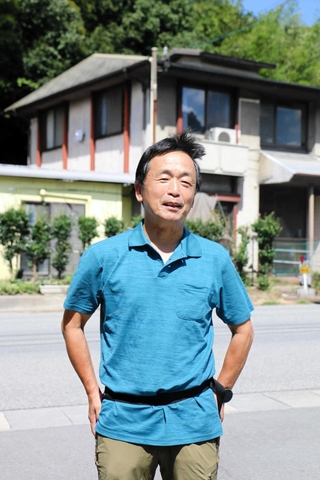 強度行動障害のある人たちのグループホーム開設を目指す「ゆめさき舎」の松本雅也さん＝姫路市夢前町前之庄