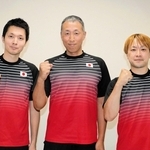 座位バレー日本代表を指導する（左から）久保佳大さん、有方大介さん、谷河勇綺さん＝姫路市豊沢町