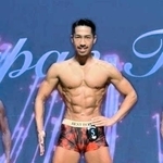 「ベスト・ボディ・ジャパン２０２６西日本大会」出場当時の金谷侑也さん（金谷さん提供）
