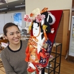 迎春ムードを伝える羽子板。厄払いの思いも込めている＝加東市河高