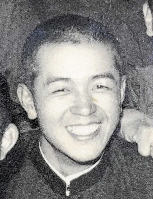 池田師範学校時代の加島正さん（淳さん提供）