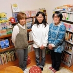 不登校児らの支援スペースをオープンさせた（左から）市位さん、東野さん、岡本さん＝西脇市西脇