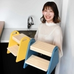 販売好調な子ども用の踏み台「キッズステップティナ」＝加西市中野町