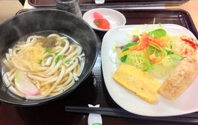 長年常連客に親しまれたリリハのうどん（北藤さん提供）
