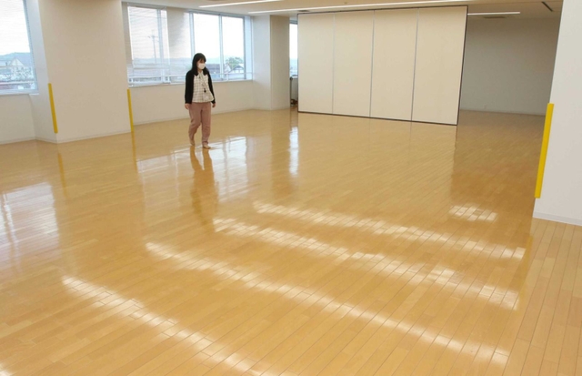 加東市が今後の集団接種会場として予定している市役所２階の保健センター＝加東市社