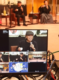 無観客開催でネット中継された応援イベント＝やしろ国際学習塾