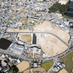 複合商業施設の建設予定地＝加西市北条町東高室（道路は追加されている。加西市提供）