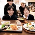 播磨農高の生徒が開発に協力したメニュー＝加西市北条町北条