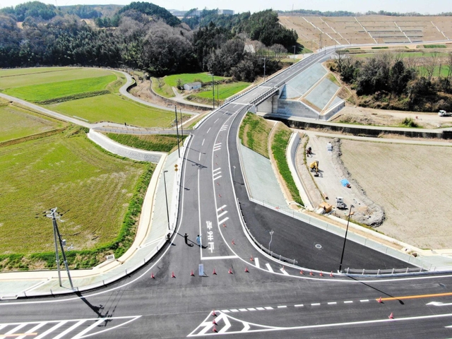 小野産業団地へのアクセス向上へ 全長1・8キロの市道「新都市南北線