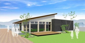 １０月開業予定の施設のイメージ図（加東市提供）