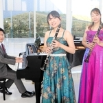 コンサートに出演する（左から）加門隆太朗さん、宮崎香織さん、星野悦子さん＝小野市中島町