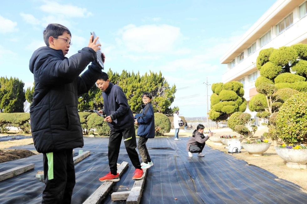 思い出の学びや、閉校前に3DCGに 25年統合予定の加東・福田小 児童ら