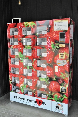 イチゴの自動販売機