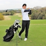 海外にも活躍の場を広げる佐藤涼音さん＝東条の森カントリークラブ