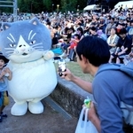 神戸新聞で連載中の創作童話「かなしきデブ猫ちゃん」の主人公・マルも訪れた＝西脇市上比延町