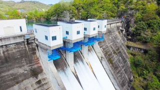 東条川疏水の主な水源となっている鴨川ダム＝加東市黒谷（提供）