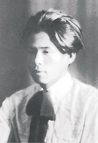 関西学院を卒業した１９２７年の坂本遼（姫路文学館提供）