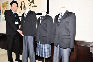 ２０２６年度から導入される中学校の制服＝加西市役所