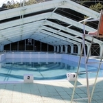 夏季の利用が中止される予定のガルテン八千代海洋センタープール＝多可町八千代区中野間