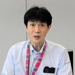 ４選を目指し、西脇市長選への立候補を表明した片山象三氏＝西脇市役所