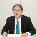 西脇市長選への立候補を正式に表明する大嶋俊英氏＝西脇市内