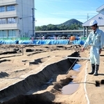 平安時代から室町時代の集落を区切った区画溝＝加東市下滝野