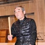 「太鼓をたたくと気分転換になる」と話す加古俊信さん＝加西市北条町古坂１