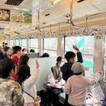 昨年度の北条鉄道での見学会（北播磨県民局提供）