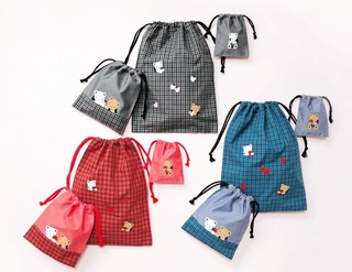 ファミリアの巾着３点セット（西脇市提供）