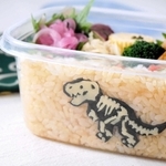 「恐竜の化石」の仕掛け弁当（提供）