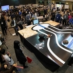 白熱した試合に大勢の観衆が魅了された＝福井県敦賀市