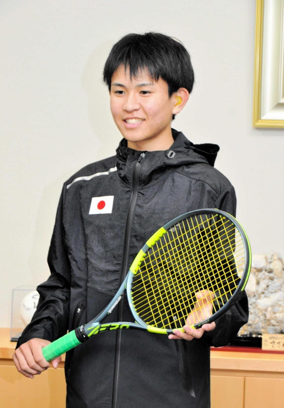 ROLEX テニス選手権 記念プレート 1990年 世界デフテニス、仏で5日開幕 日本代表に小野・旭丘中の松平秀斗選手