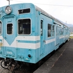 鍛冶屋線記念館の展示車両＝多可町中区鍛冶屋（提供）